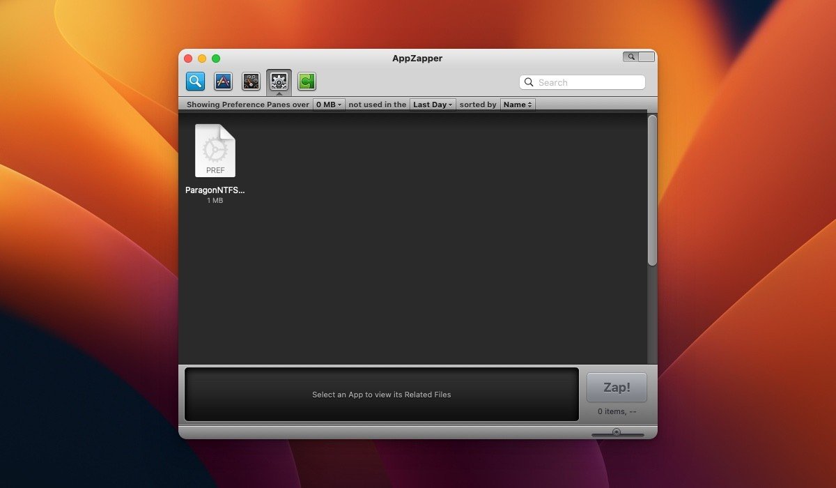 AppZapper screenshot 2