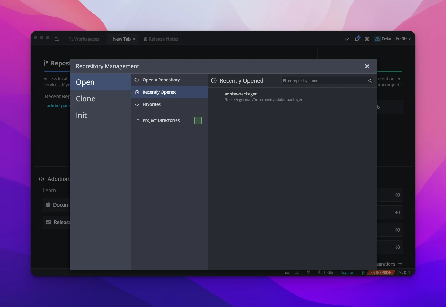 GitKraken screenshot 2