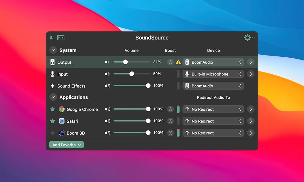 SoundSource screenshot 2