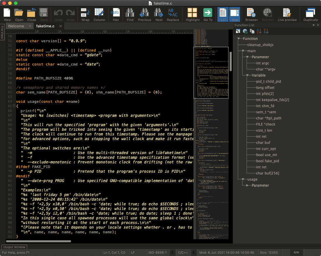 UltraEdit screenshot 1