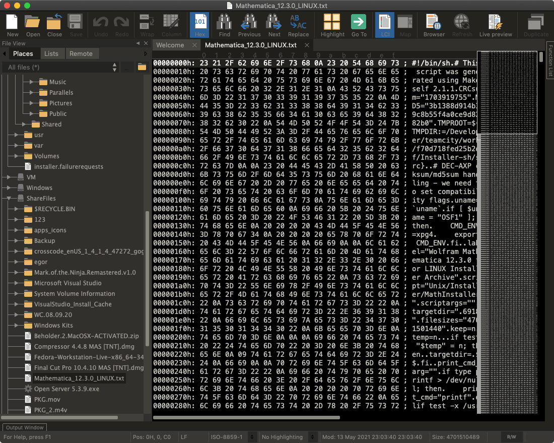 UltraEdit screenshot 3