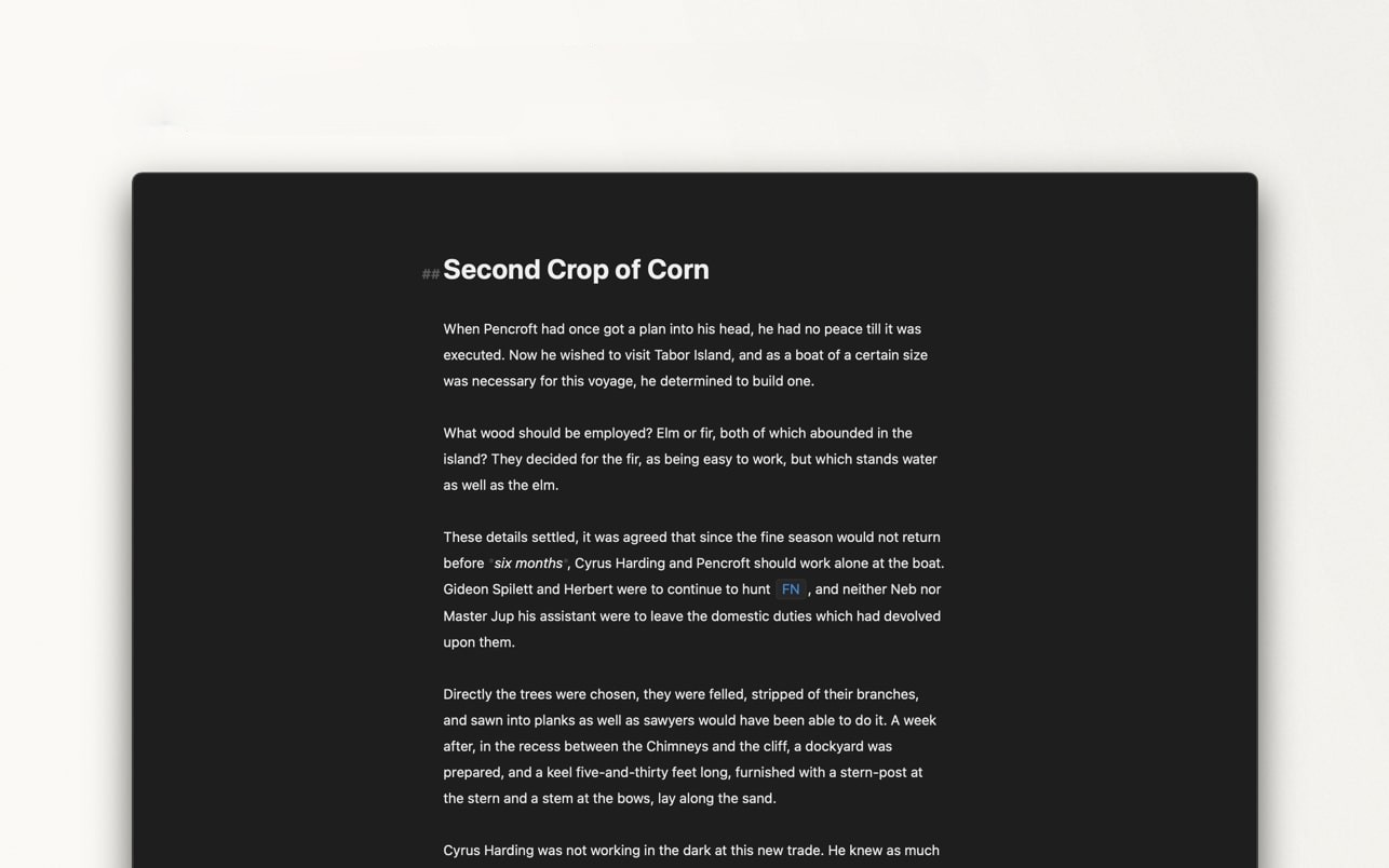 Ulysses screenshot 2