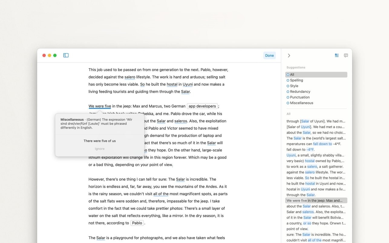 Ulysses screenshot 3